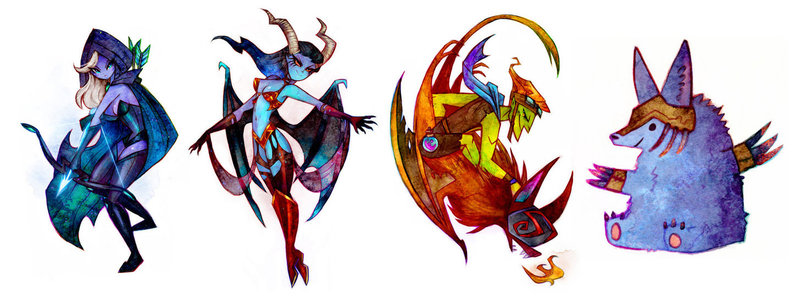 Illustration for article titled These Dota 2 Heroes Belong In A Children's Book